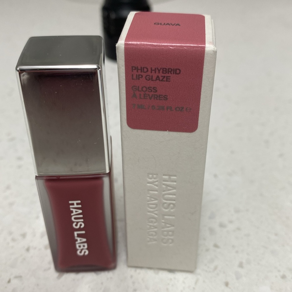 Haus Labs By Lady Gaga Pink Lip Gloss PhD Hybrid Lip Glaze -Gloss A Levres - Picture 4 of 6
